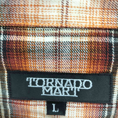 トルネードマート TORNADO MART マドラスチェック イタリアンカラー L/S シャツ Y2K メンズ import:L