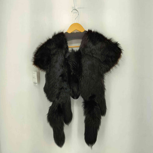 ファー レザーベスト レディース