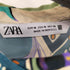 ザラ ZARA ペイズリープリントシャツ レディース M