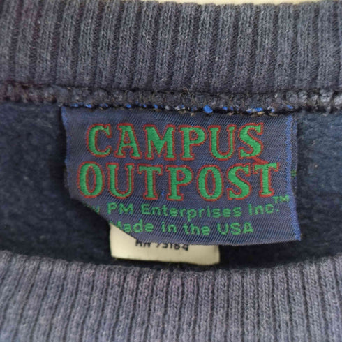 CAMPUS OUTPOST フロント刺繍 スウェット メンズ JPN:L