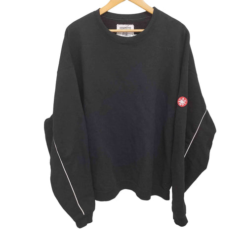 シーイー C.E Solid Loose Crew Neck Black メンズ JPN:XL