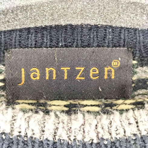ジャンセン jantzen 総柄 ニットプルオーバー メンズ JPN:L