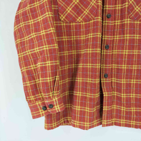 ヘインズ Hanes 70s チェック柄 L/S シャツ メンズ JPN:L