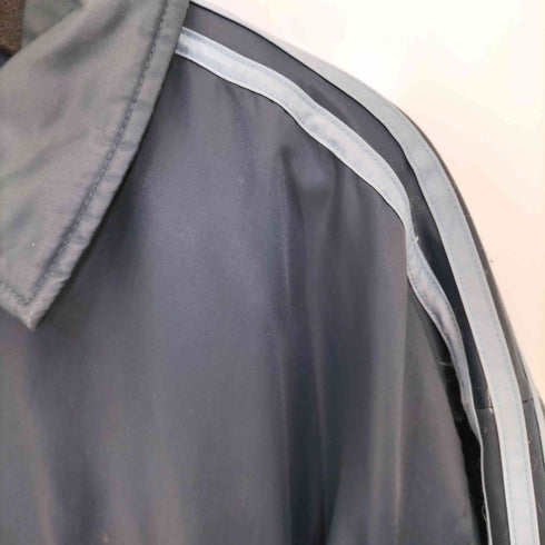 アディダス adidas 90s トレフォイルロゴ 3ストライプ 襟付き ジップアップ ナイロン ボンバージャケット ボックス メンズ