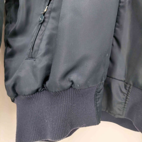 アディダス adidas 90s トレフォイルロゴ 3ストライプ 襟付き ジップアップ ナイロン ボンバージャケット ボックス メンズ