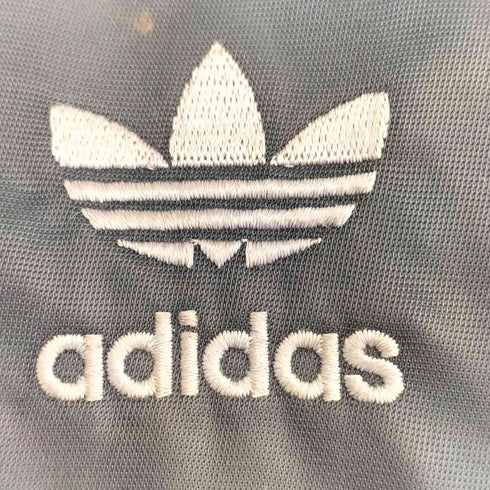 アディダス adidas 90s トレフォイルロゴ 3ストライプ 襟付き ジップアップ ナイロン ボンバージャケット ボックス メンズ