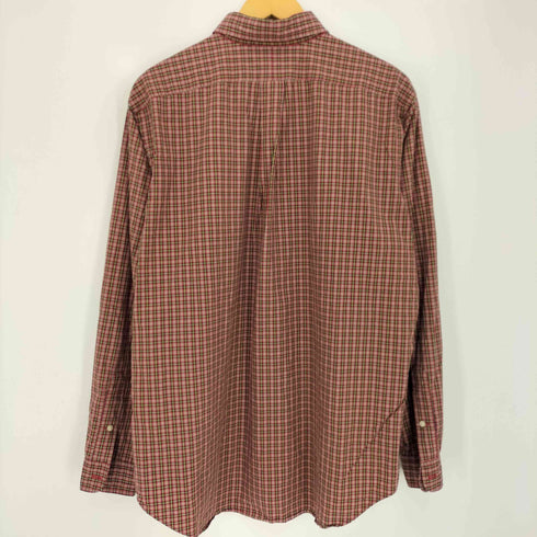 ラルフローレン RALPH LAUREN 90-00s CLASSIC FIT ポニー刺繍 ボタンダウン タータン チェックシャツ メンズ import:L