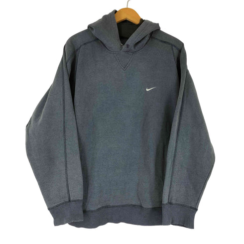 ナイキ NIKE 00S スウォッシュ刺繍 プルオーバーパーカー メンズ import:M