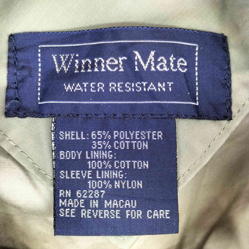 WINNER MATE ワンポイント刺繍 ジャケット メンズ JPN:XL