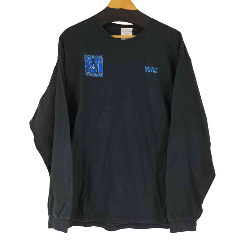 ポートアンドカンパニー PORT and COMPANY フロント刺繍 L/S Tシャツ メンズ import:XL