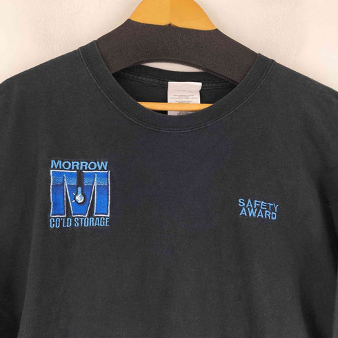 ポートアンドカンパニー PORT and COMPANY フロント刺繍 L/S Tシャツ メンズ import:XL