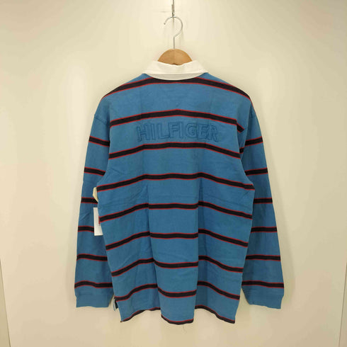 トミーヒルフィガー TOMMY HILFIGER 刺繍ロゴ ラガーシャツ メンズ import:L