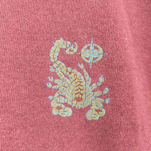 scorpion bay 両面プリント クルーネックスウェット メンズ