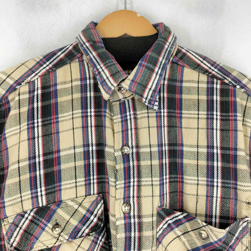 ファイブブラザー FIVE BROTHER 90S L/S チェックヘビーネルシャツ メンズ import:L