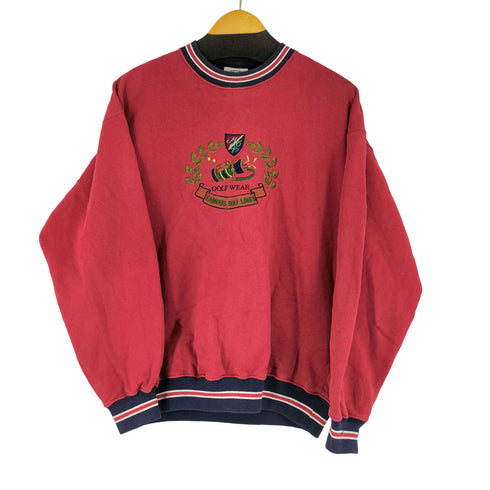 ミツミネ MITSUMINE GOLF WEAR 刺繍 スウェット メンズ JPN:L