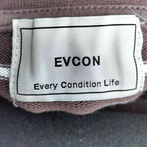 エビコンエブリコンディションライフ EVCON Every Condition Life BORDER L/S WIDE T-SHIRT メンズ JPN:2
