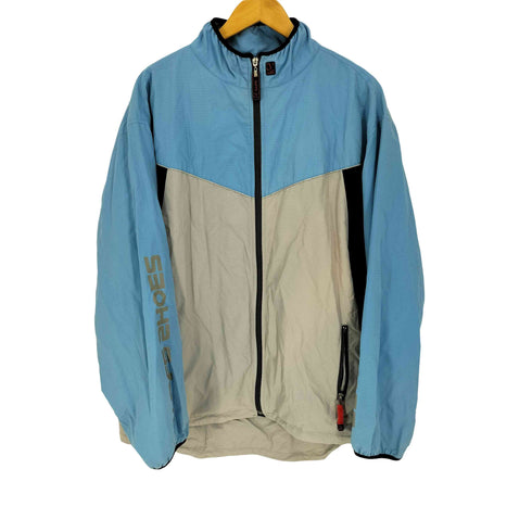 ダフス Duffs マルチカラー リップストップ ジップアップ ナイロンジャケット メンズ import:XL