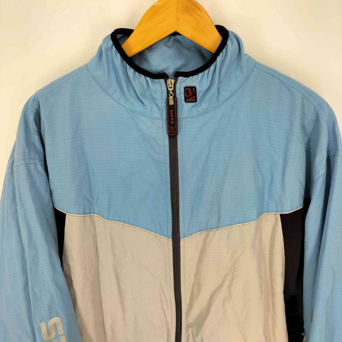 ダフス Duffs マルチカラー リップストップ ジップアップ ナイロンジャケット メンズ import:XL