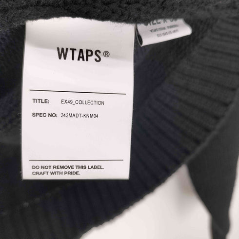ダブルタップス WTAPS 24AW SIGN SWEATER POLY サイン セーター ニット メンズ 03