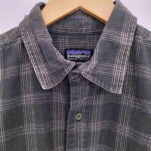 パタゴニア patagonia 80-90s ポルトガル製 ORGANIC COTTON タータンチェック ライトネルシャツ メンズ import:M