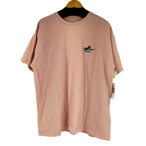 エビセンスケートボーズ Evisen skateboards SUSHI TEE V2 PINK メンズ import:L