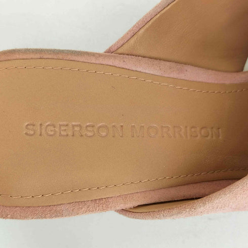 SIGERSON MORRISON 本革 スエード ミュール レディース 8