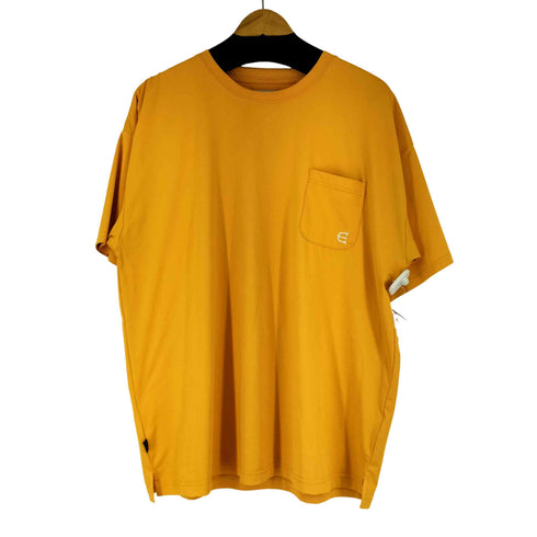エビセンスケートボーズ Evisen skateboards STRETCH FIBER POCKET TEE WHITE メンズ import:L
