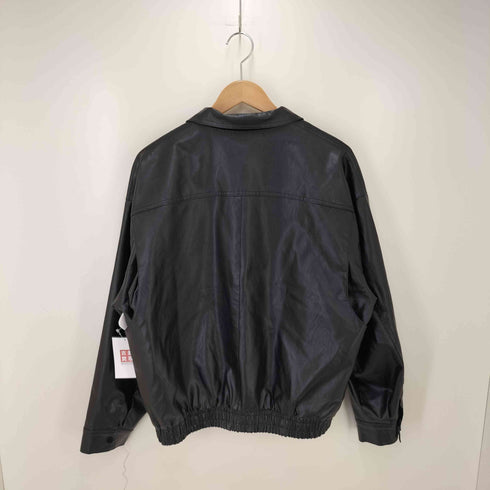 フェイクレザーブルゾン レディース M