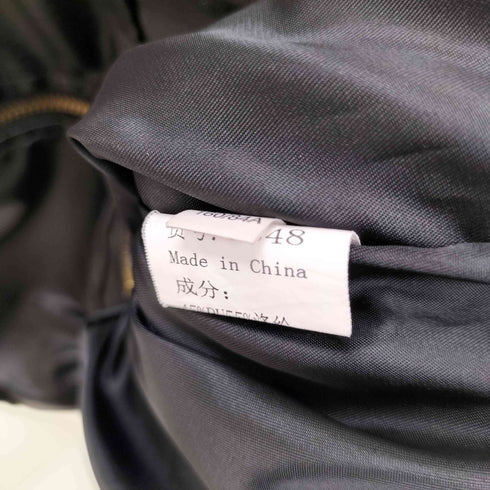 フェイクレザーブルゾン レディース M