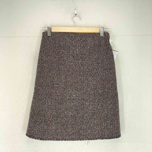 バーバリーロンドン BURBERRY LONDON ツイード調 プリーツスカート レディース 38
