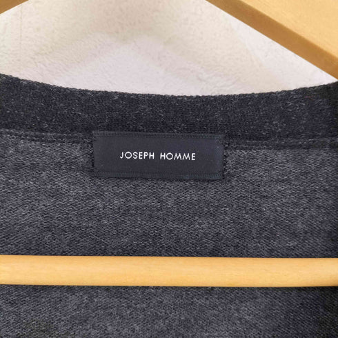 ジョゼフオム JOSEPH HOMME エルボーパッチ付き ウールニット カーディガン メンズ 46