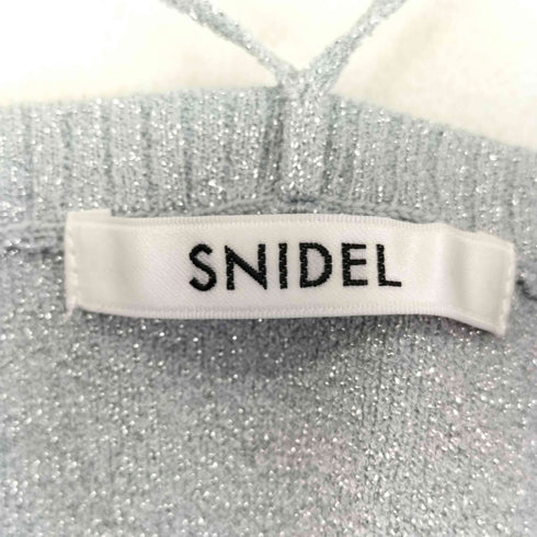 スナイデル snidel 24SS リボンビジューボタンビスチェ レディース ONE SIZE