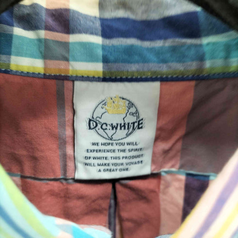 DC.WHITE / BIG B.D SHIRT マドラスチェック ボタンダウン シャツ メンズ JPN:M