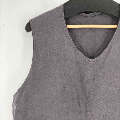 ナイジェルケーボン NIGEL CABOURN FRENCH WORK VEST - LINEN PIN OX メンズ DE:48