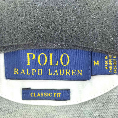 ポロラルフローレン POLO RALPH LAUREN classic fit ドクロ刺繍 L/S ラガーシャツ メンズ import:M