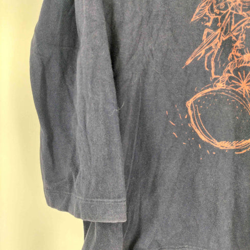 ブルーナボイン BRU NA BOINNE フロントプリント L/S Tシャツ メンズ import:M