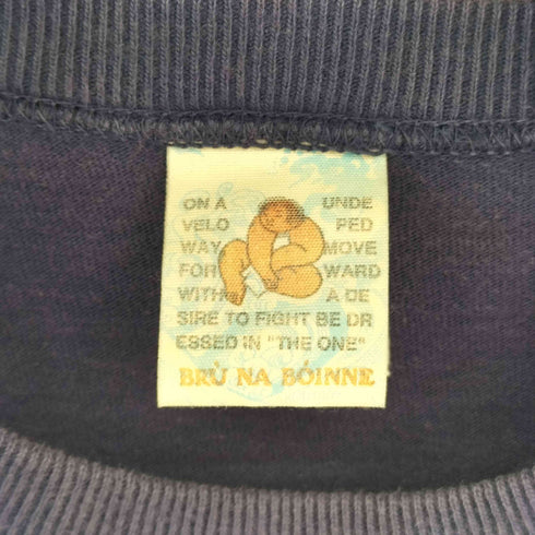 ブルーナボイン BRU NA BOINNE フロントプリント L/S Tシャツ メンズ import:M