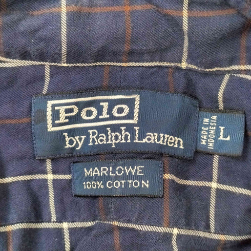 ポロバイラルフローレン Polo by RALPH LAUREN MARLOWE L/S チェックシャツ メンズ import:L