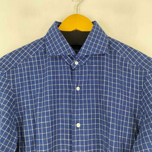 フェアファクス FAIRFAX チェック柄 L/S リネンシャツ メンズ JPN:L