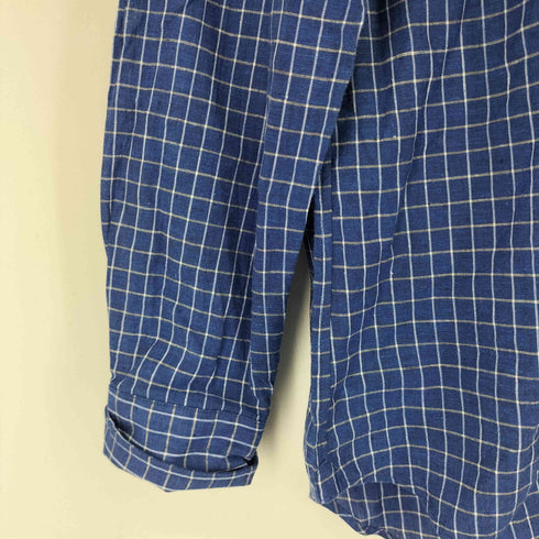 フェアファクス FAIRFAX チェック柄 L/S リネンシャツ メンズ JPN:L