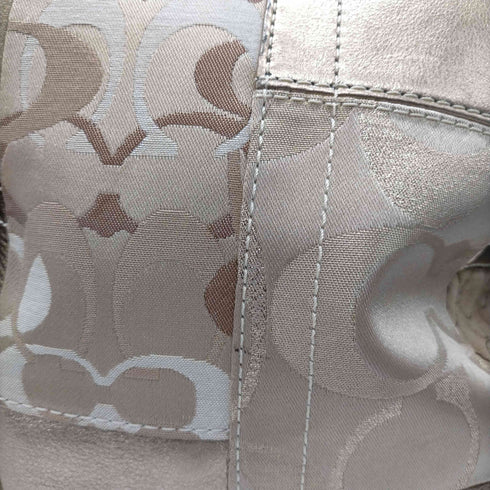 コーチ COACH Metallic Patchwork Leather Crossbody Bag メタリック パッチワーク レザー クロスボディ ショルダー バッグ レディース