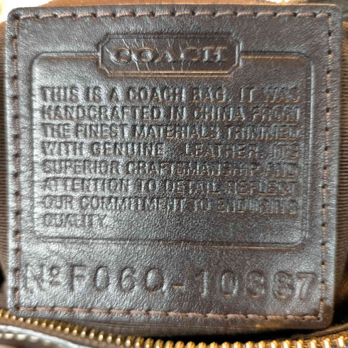 コーチ COACH Metallic Patchwork Leather Crossbody Bag メタリック パッチワーク レザー クロスボディ ショルダー バッグ レディース