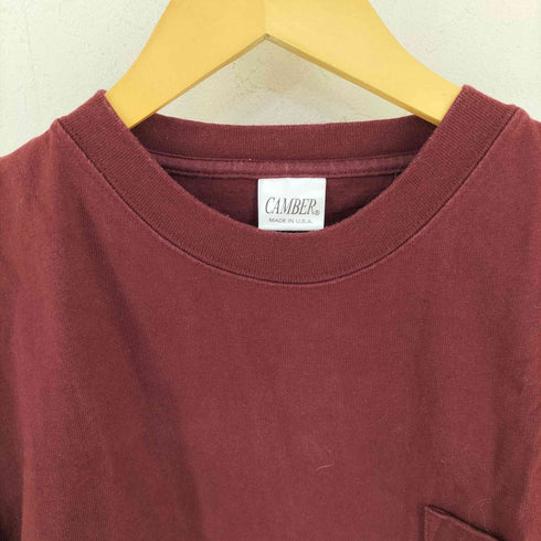 キャンバー CAMBER USA製 クルーネックポケットtシャツ メンズ