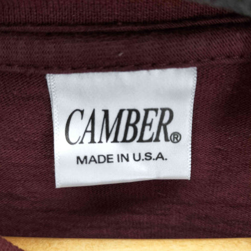 キャンバー CAMBER USA製 モックネックロングスリーブカットソー メンズ