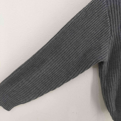 WETTEMPT HENRY NECK RIB KNIT ヘンリーネックリブニット メンズ S