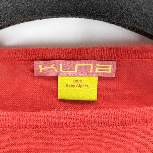 KUNA アルパカ アシンメトリーデザイン ニット レディース