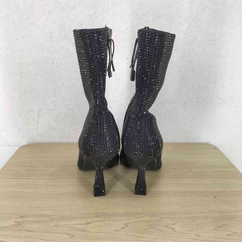 ザラ ZARA シャイニーディテール ショート ブーツ レディース 37