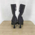 ザラ ZARA シャイニーディテール ショート ブーツ レディース 37