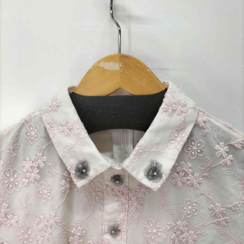 CAPREOLUS PYGARGUS 花柄刺繍 レース切替 リボン ワンピース ロリータ レディース import:M