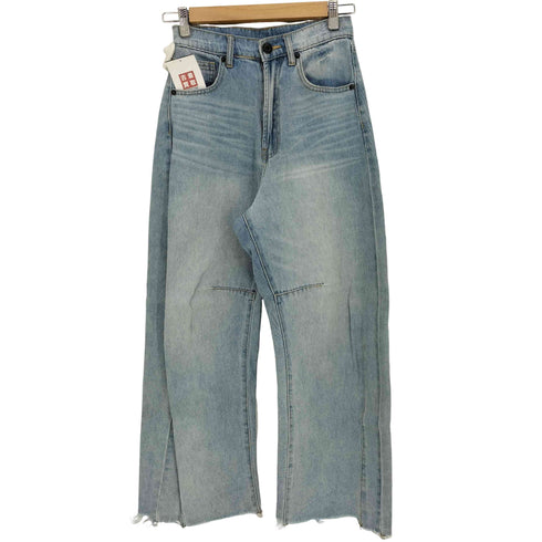 リエディ Re:EDIT 裾フリンジカーブデニムパンツ レディース SC